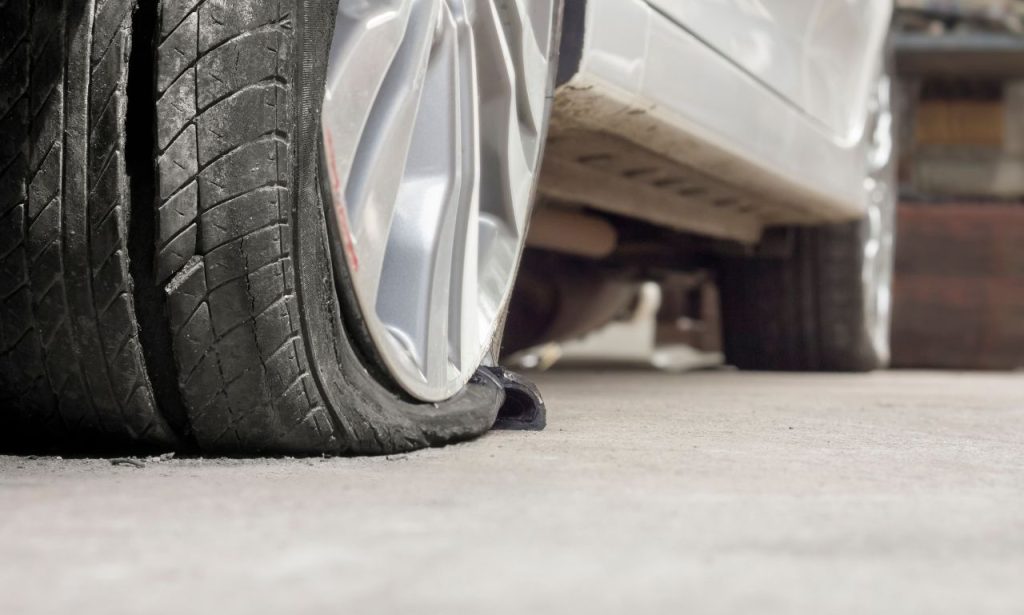 How to Handle a Tire Blowout